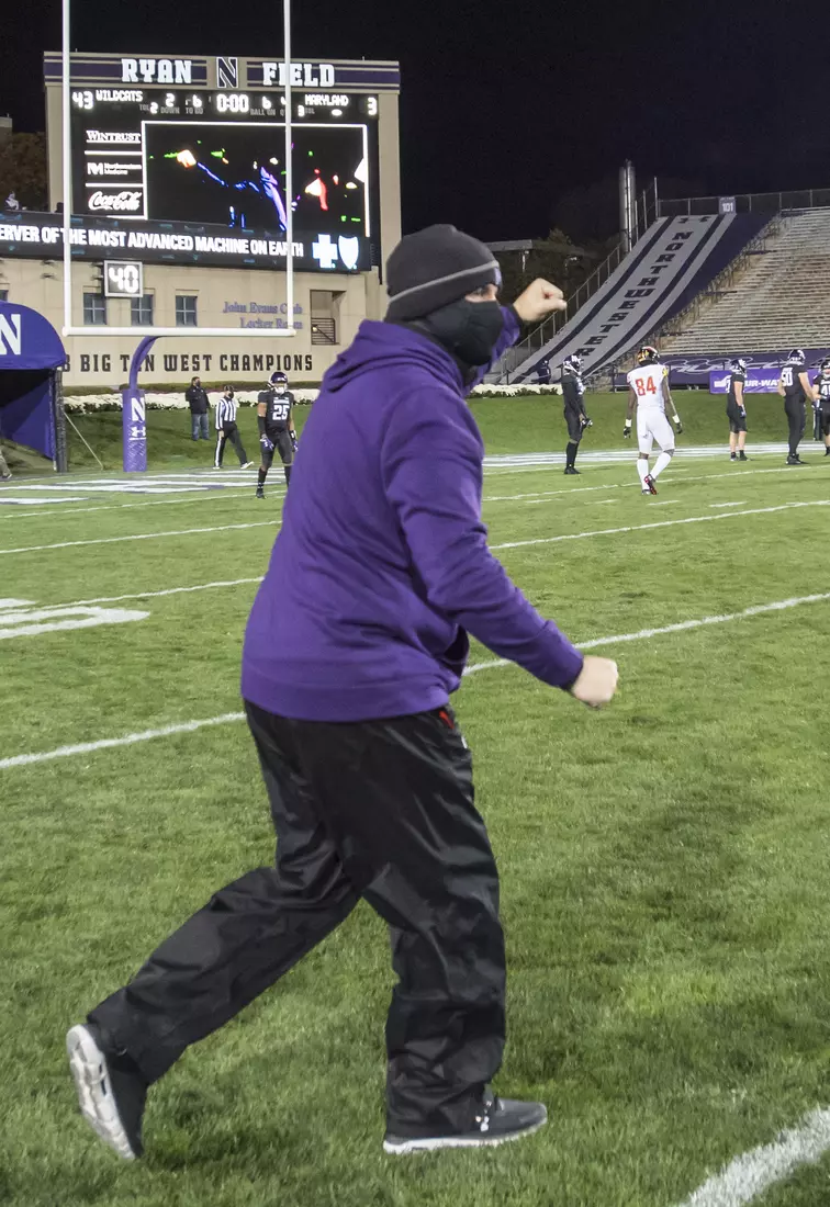 Northwestern University Football against Maryland Oct 24, 2020 in Evanston, Ill.