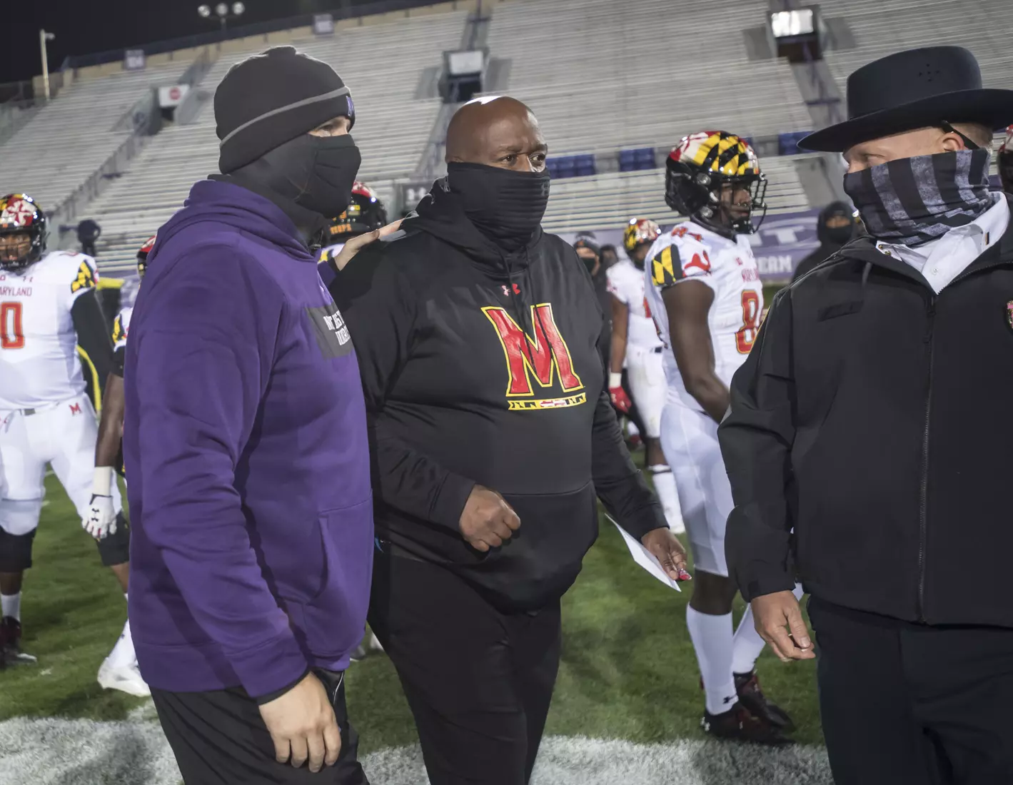 Northwestern University Football against Maryland Oct 24, 2020 in Evanston, Ill.
