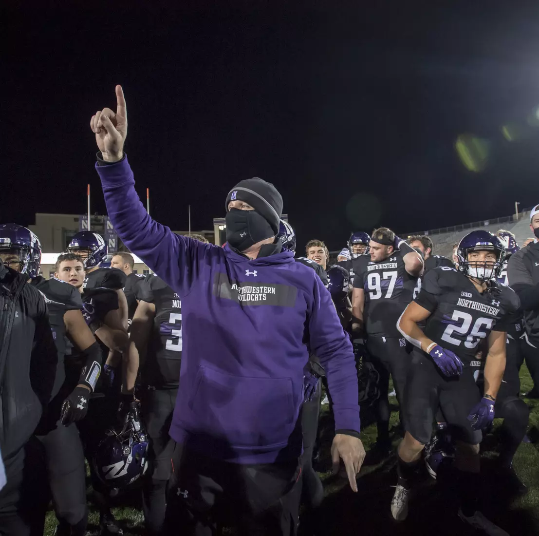 Northwestern University Football against Maryland Oct 24, 2020 in Evanston, Ill.