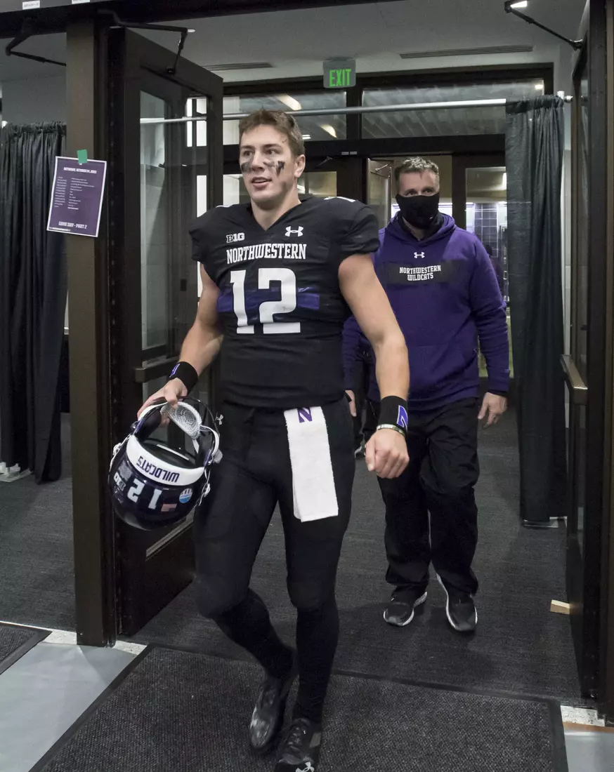Northwestern University Football against Maryland Oct 24, 2020 in Evanston, Ill.