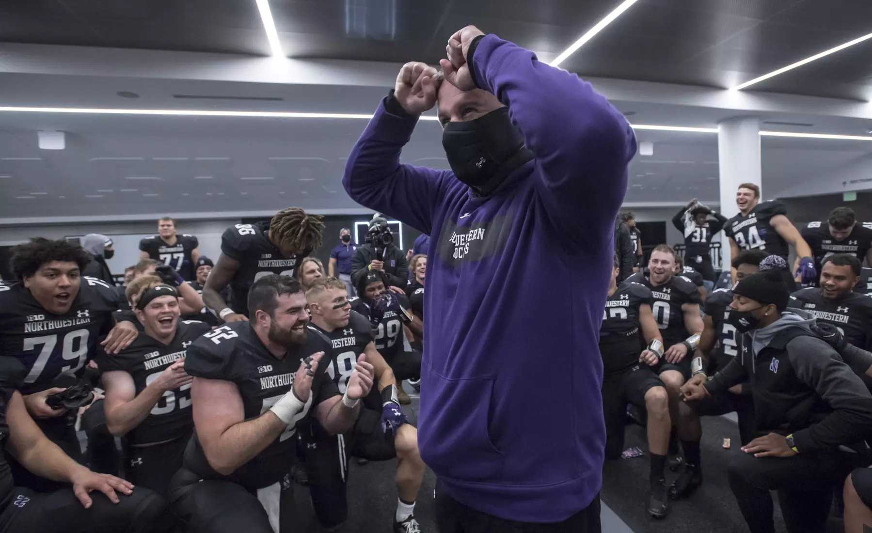 Northwestern University Football against Maryland Oct 24, 2020 in Evanston, Ill.