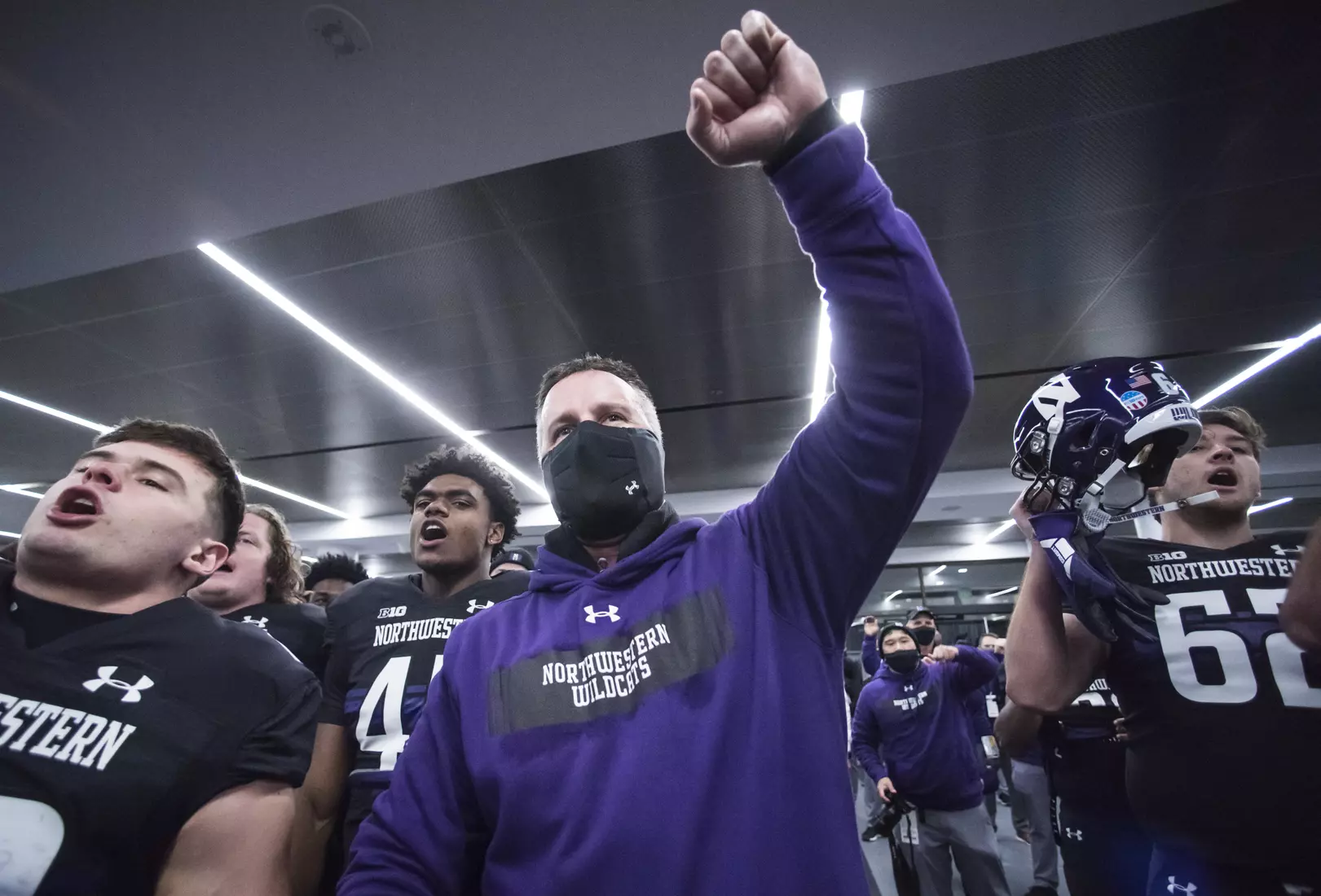 Northwestern University Football against Maryland Oct 24, 2020 in Evanston, Ill.