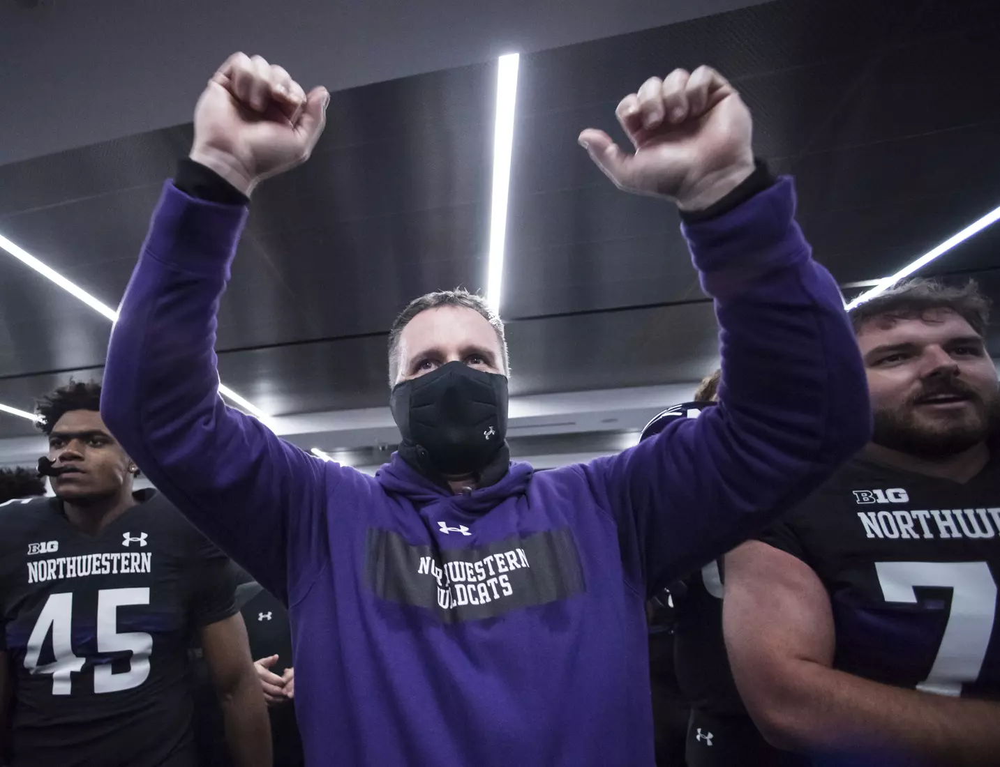 Northwestern University Football against Maryland Oct 24, 2020 in Evanston, Ill.