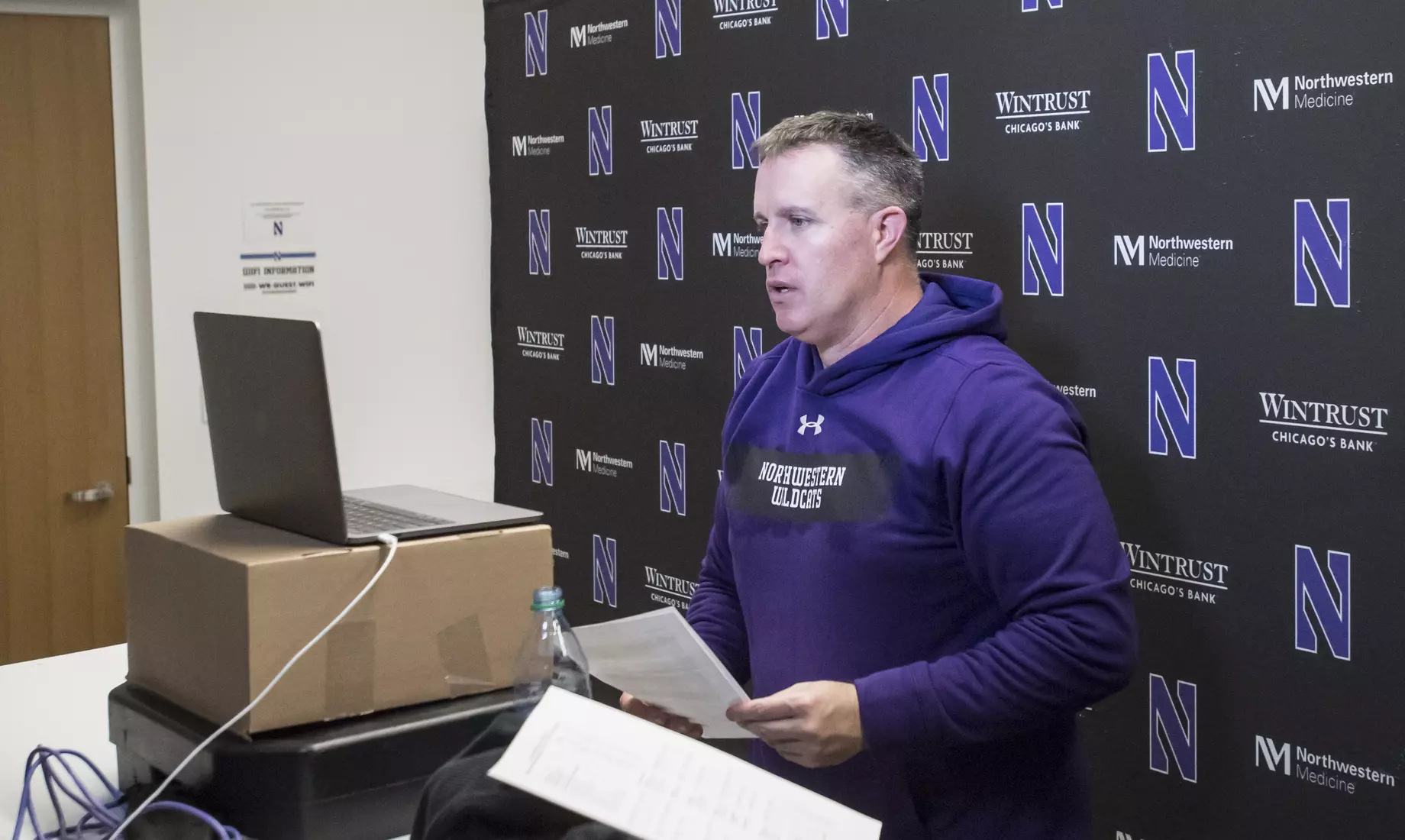 Northwestern University Football against Maryland Oct 24, 2020 in Evanston, Ill.