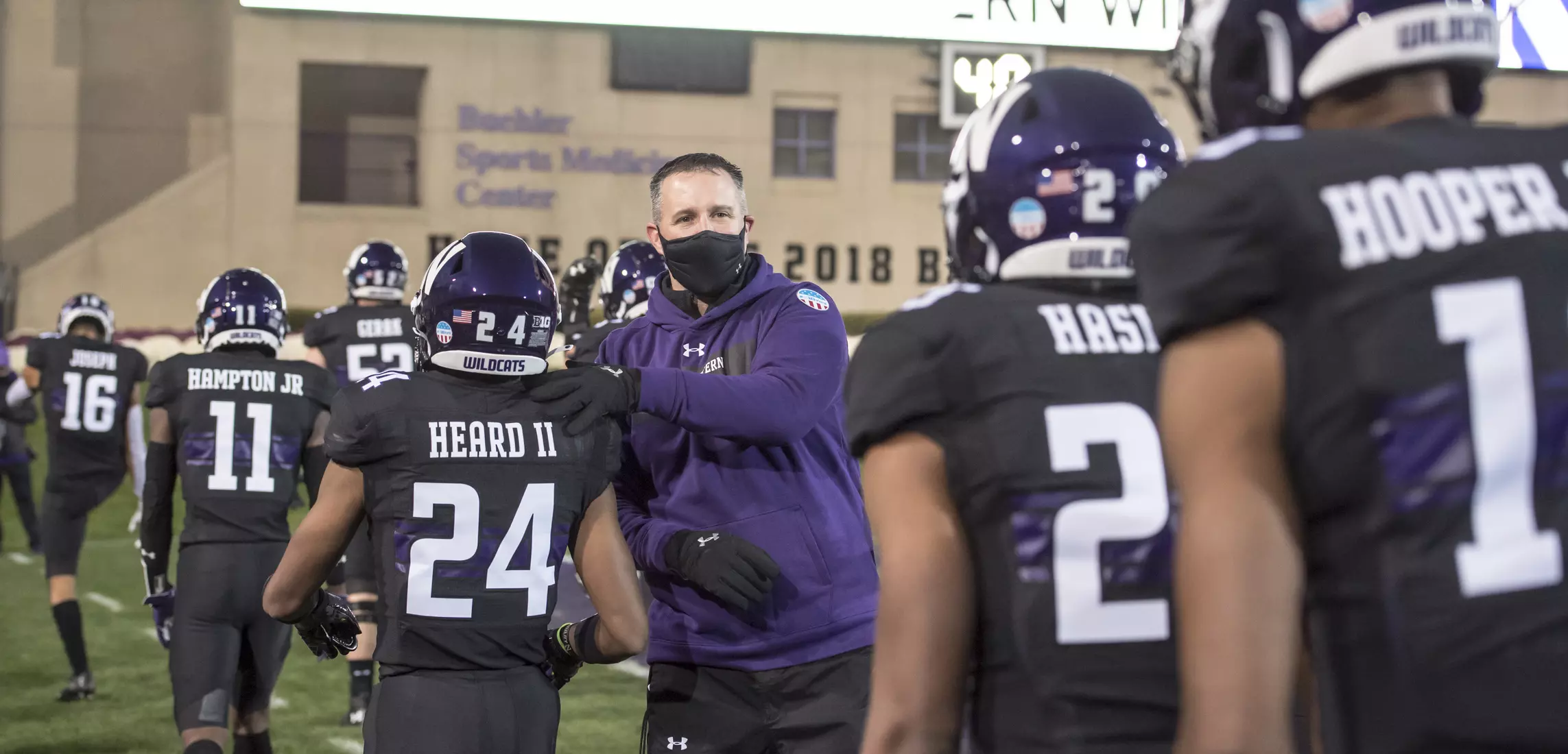 Northwestern University Football against Maryland Oct 24, 2020 in Evanston, Ill.