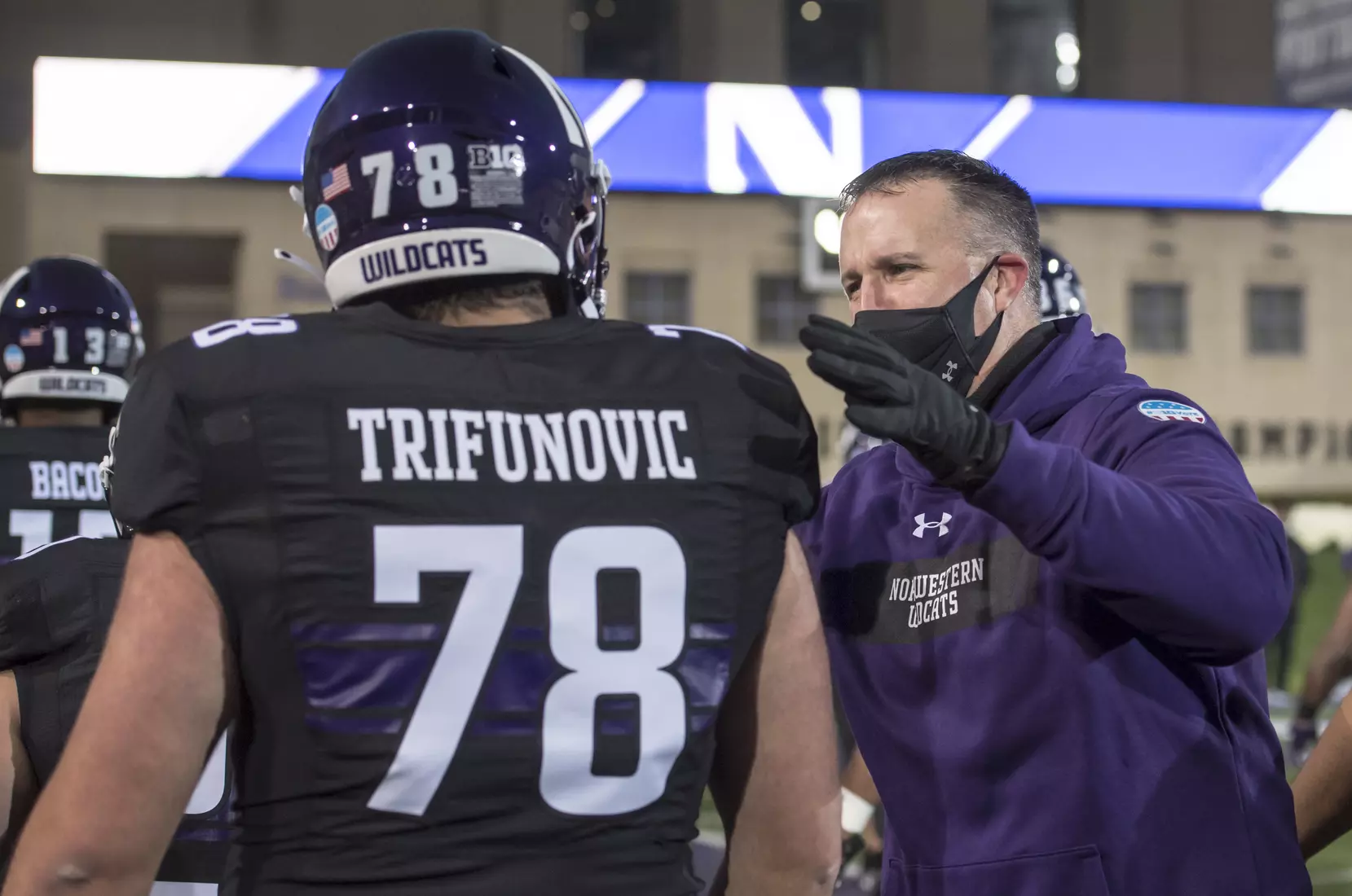 Northwestern University Football against Maryland Oct 24, 2020 in Evanston, Ill.