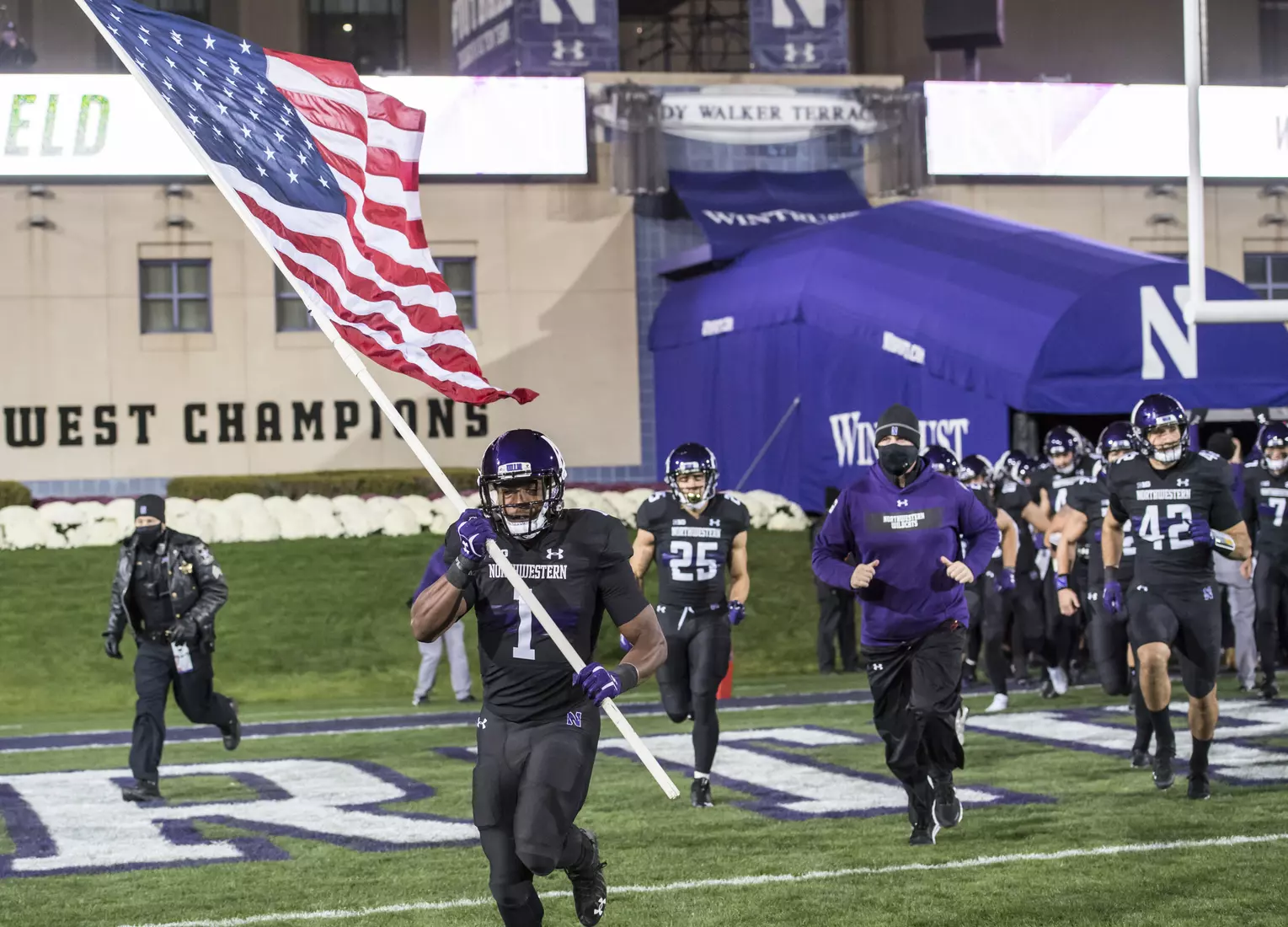 Northwestern University Football against Maryland Oct 24, 2020 in Evanston, Ill.