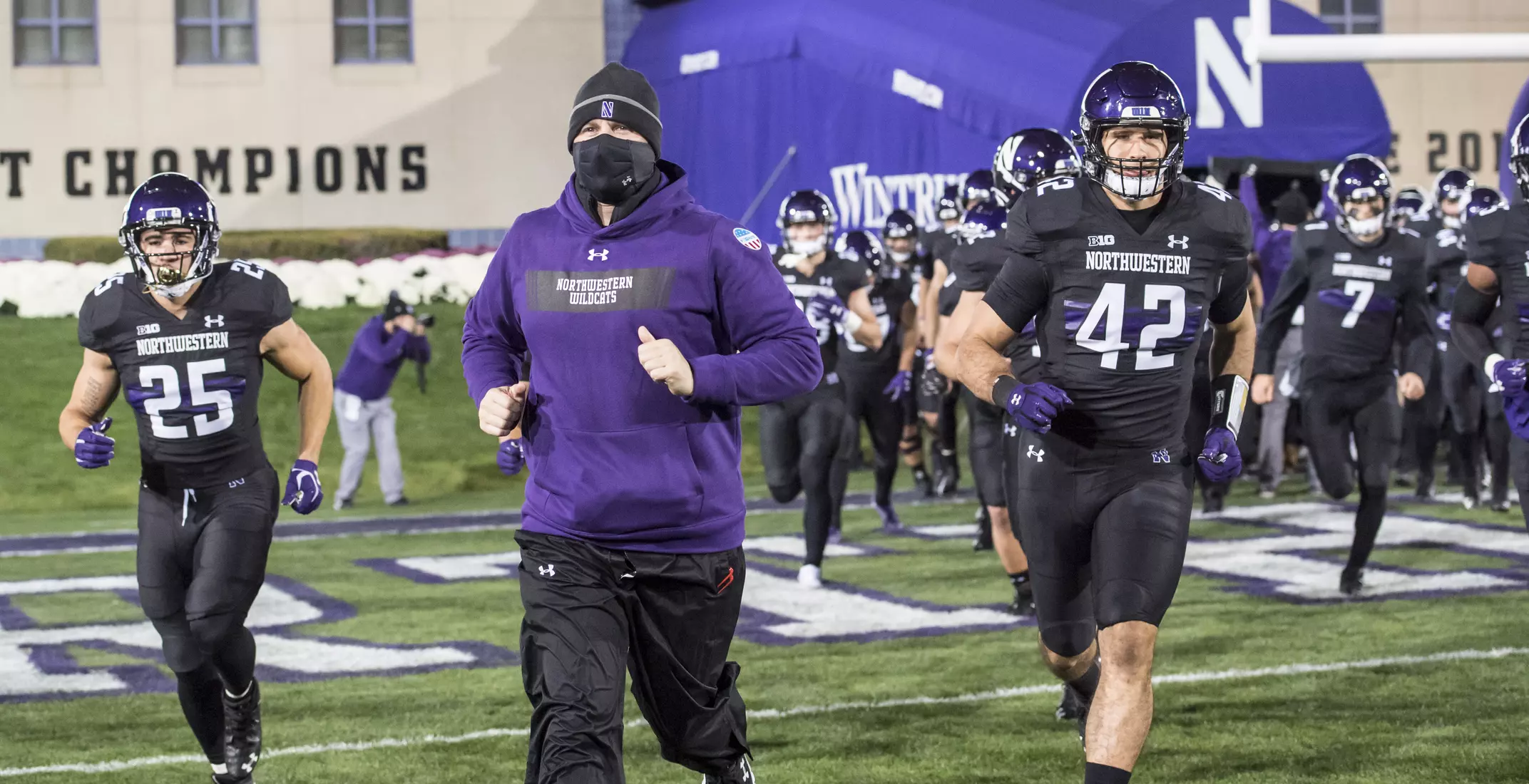 Northwestern University Football against Maryland Oct 24, 2020 in Evanston, Ill.