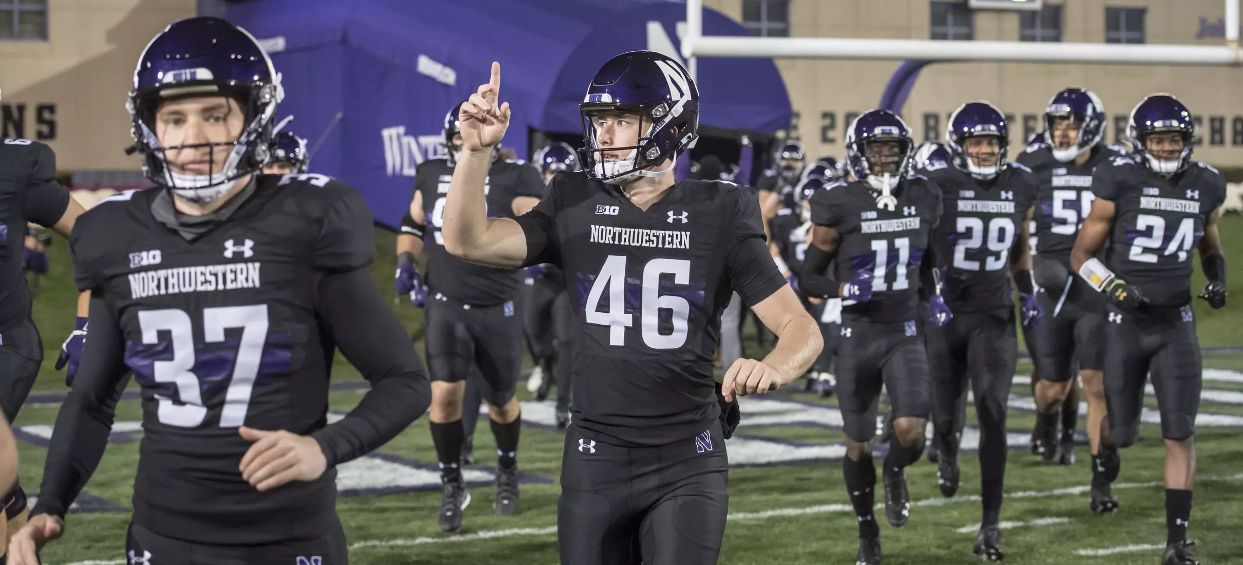 Northwestern University Football against Maryland Oct 24, 2020 in Evanston, Ill.