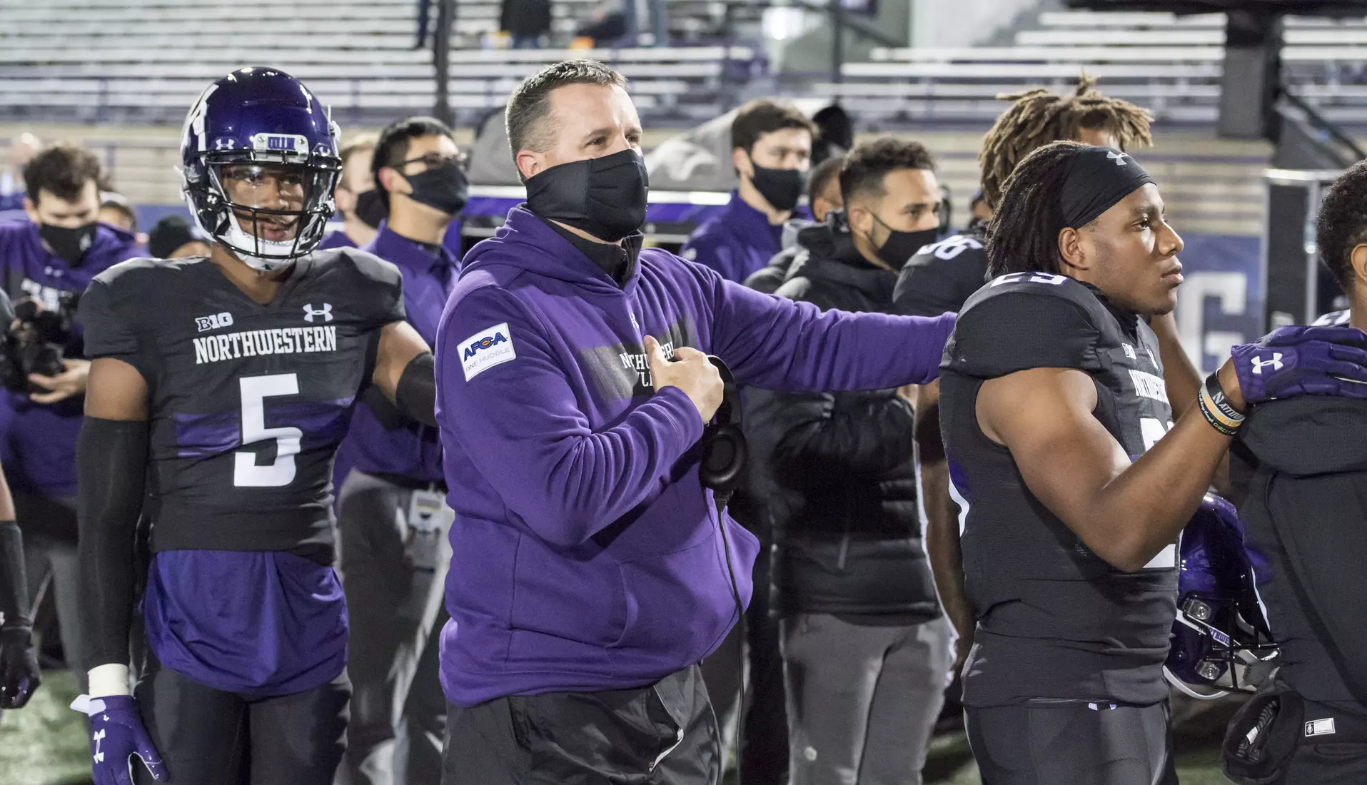 Northwestern University Football against Maryland Oct 24, 2020 in Evanston, Ill.