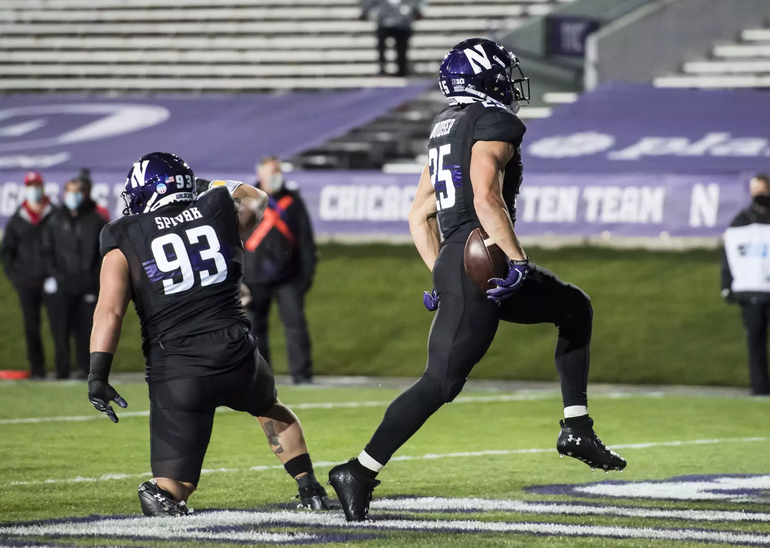 Northwestern University Football against Maryland Oct 24, 2020 in Evanston, Ill.