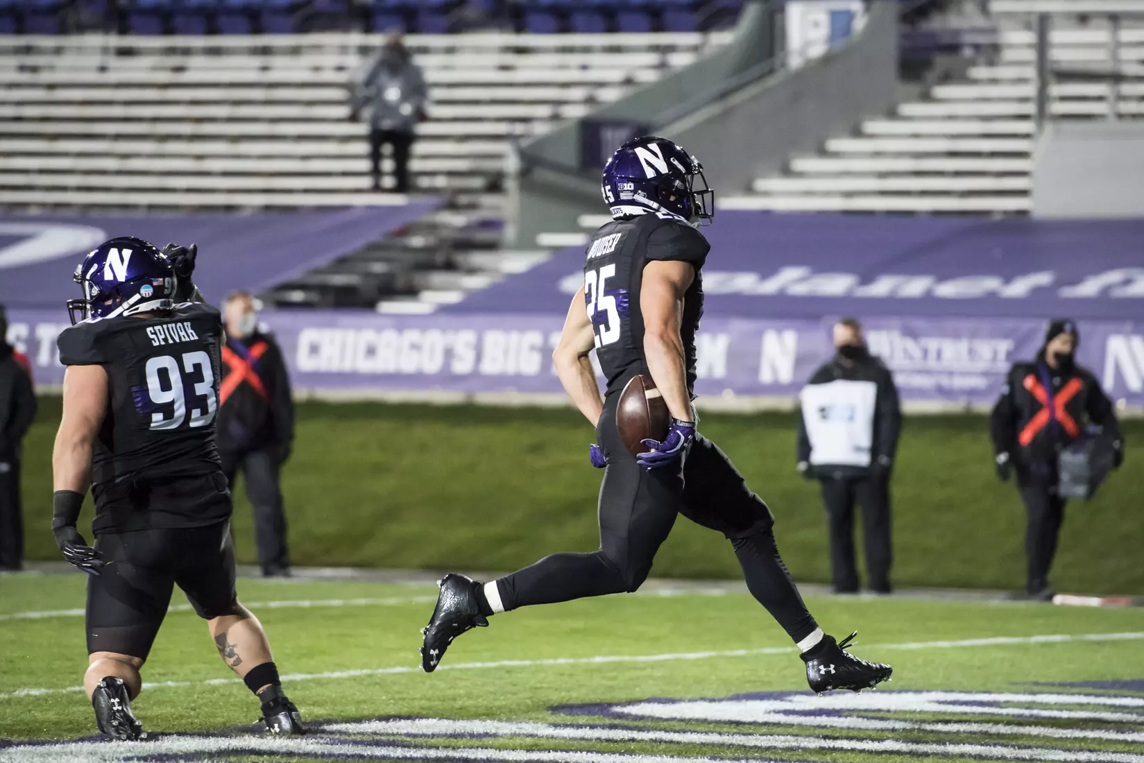 Northwestern University Football against Maryland Oct 24, 2020 in Evanston, Ill.