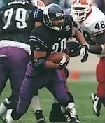 Damien Anderson gears up<br>to face Wisconsin this weekend.<br>