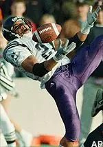 Northwestern's Rashad Morton tries to make an interception during Saturday's loss to Illinois.