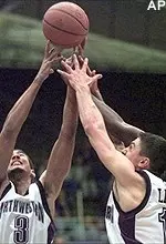 Winston Blake (left) and Steve Lepore have been playing well of late for men's hoops