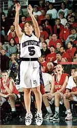 Dana Leonard's career <BR>high 26 points were <BR>not enough to<BR> overcome a late<BR> Cal surge