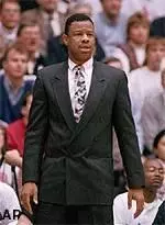 Ricky Byrdsong watches his<br>team play in this Feb. 24,<br>1994 file photo.