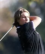 Christie Hermes is tied for the lead with two rounds of 72.