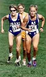 Rachel Evjen (#54) was 12th at Big Tens Sunday in Madison