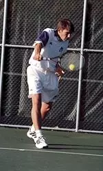 Brad Erickson came back to win in three sets against Dartmouth