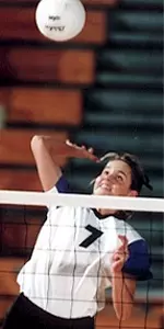 Carmen Burbach returns on the outside for the Wildcats
