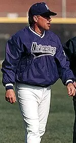 Northwestern baseball coach Paul Stevens