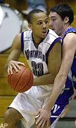 Tavaras Hardy and the men's team hosts Halloween Hoop-la Wednesday night at Blomquist Gym on campus