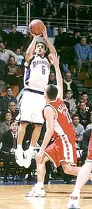 Ben Johnson had 13 points against Indiana Wednesday night for NU