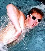 Adam Kennedy goes into this weekend's Big Ten Championships with the 'Cats fastest time in the 50 freestyle.