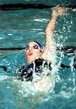All-American Susie Sample will return to the NCAA Championships to compete in the backstroke events