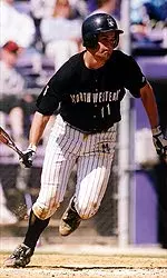 Senior Wesley Robinson drove in a pair of runs in NU's 9-2 loss to Iowa
