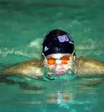 Sophomore Aaron McCracken defeated his competition by nine seconds in the 200 breaststroke
