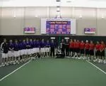 Northwestern hosted Northern Illinois in the inaugural match at the Combe Indoor Tennis Center
