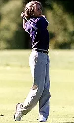 Lauren Grzebien carded a 77 Friday and is tied for 22nd overall