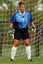 Susie McCreery had five saves in goal for NU Sunday
