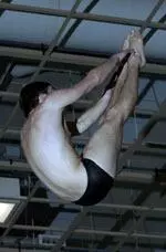 Freshman diver Mike Oxman is the Northwestern Male Athlete of the Week