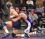Northwestern's John Giacche is looking to compete for the 141-pound Midlands title.