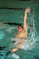 Sophomore Tony Swanson won the 200 IM at the Big Ten Championships