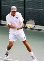 Russell Bennett teamed up with Tommy Hanus to defeat the No. 26 doubles team from Harvard
