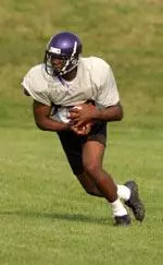 Kunle Patrick, last year's team leader in receptions.