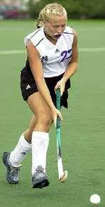 Sophomore Abby Alley scored NU's goal in a 3-1 loss to Maryland