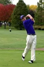 Junior Tom Johnson leads the Windon Memorial after the first two rounds