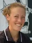 Jessica Rush (pictured), along with Cristelle Grier, play a semifinal doubles match on Saturday.