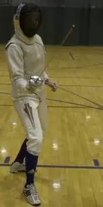 Julia F?ldi tied for 3rd last year in the foil competition.