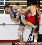 Alexander Tsirtsis (left) will be the third high school wrestler to compete in Midlands.