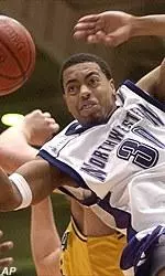 Jason Burke led NU with 14 points in the first meeting with IU this season