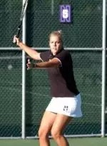 Kristi Roemer's 6-4, 6-2 win over Michelle Webb at No. 6 singles, clinched the win for the Wildcats Saturday afternoon at the Combe Tennis Center.