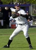 Sophomore Jon Mikrut leads NU with 11 hits and six RBI.