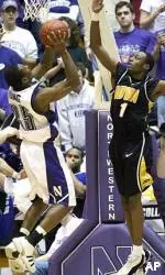 Jitim Young led Northwestern with 26 points, Saturday.