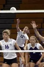 Drew Robertson will return for her third season as NU's setter in 2003.